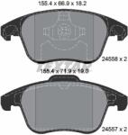 TEXTAR Set Placute Frana, Frana Disc 2455801 Citroën C4 Ii/C4 Picasso I/Ds4/Ds5 Ds Ds 5