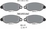 TEXTAR Set Placute Frana, Frana Disc 2357701 Ford Transit Ford Australia Transit (2357701)