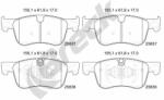 BRECK Set Placute Frana, Frana Disc 258360070100 Citroën Berlingo/C4 Picasso Ii