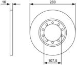Bosch Disc Frana 0986479390 Ford Transit Ford Australia Transit (0986479390)