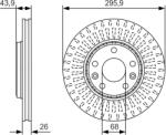 Bosch Disc Frana 0986479S93 Renault Fluence/Laguna/Laguna Iii/Latitude/Megane (0986479S93)