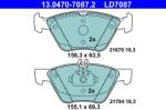 ATE Set Placute Frana, Frana Disc 13.0470-7087.2 Chrysler Crossfire Mercedes-Benz Clk