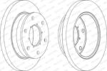FERODO Disc Frana Fcr343A Iveco Daily Iv (FCR343A)