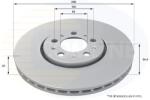 COMLINE Disc Frana Adc1420V Audi A1/A3 Seat Cordoba/Cordoba Vario/Ibiza Iii/Ibiza Iv (ADC1420V)