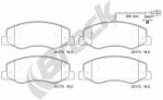 BRECK Set Placute Frana, Frana Disc 251720070310 Opel Movano B Renault Master Iii