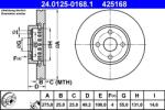 ATE Disc Frana 24.0125-0168.1 Toyota Corolla/Corolla Verso/Matrix (24.0125-0168.1)
