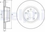DELPHI Disc Frana Bg4458C Bmw 2/3/3 Gran Turismo/3 Touring/4/4 Gran (BG4458C)