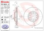 BREMBO Disc Frana 09. B635.11 Audi (Faw) Q3 Seat Alhambra/Tarraco Skoda Kodiaq I