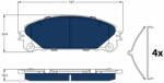 TRW Set Placute Frana, Frana Disc Gdb3484Bte Lexus Nx/Rx Toyota Rav 4 Iv (GDB3484BTE)