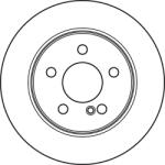 TRW Disc Frana Df4948 Mercedes-Benz C-Class/C-Class T-Model