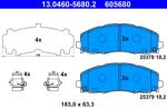 ATE Set Placute Frana, Frana Disc 13.0460-5680.2 Fiat Freemont Jeep Wrangler Iv (13.0460-5680.2)