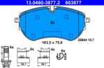 ATE Set Placute Frana, Frana Disc 13.0460-3877.2 Vw Amarok