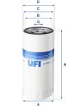 UFI Filtru Ulei 23.572. 00 Ford Cargo Ii (23.572.00)