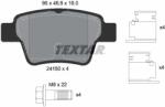 TEXTAR Set Placute Frana, Frana Disc 2415001 Citroën C4/C4 I Peugeot 207/307