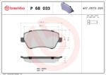 BREMBO Set Placute Frana, Frana Disc P68033X Dacia Dokker/Dokker Pick-Up/Duster/Lodgy (P68033X)
