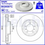 DELPHI Disc Frana Bg9597C Audi E-Tron Gt Porsche Taycan/Taycan Cross Turismo (BG9597C)