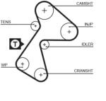 GATES Curea De Distributie 5484Xs Dacia Solenza Renault Clio I/Clio Ii/Clio Symbol I (5484XS)