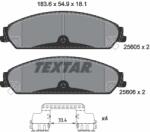 TEXTAR Set Placute Frana, Frana Disc 2560501 Chrysler 200/300C Dodge Challenger/Charger (2560501)
