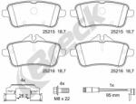 BRECK Set Placute Frana, Frana Disc 252150055400 Mercedes-Benz A-Class/Cla/Gl-Class/Gle (252150055400)