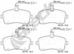 BRECK Set Placute Frana, Frana Disc 241340070110 Peugeot 407