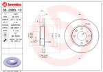 BREMBO Disc Frana 08.2985. 10 Citroën C15/Saxo/Visa/Zx Dallas Fun Peugeot 106 I/106 Ii (08.2985.10)