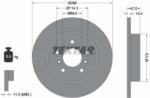 TEXTAR Disc Frana 92274003 Nissan Qashqai Ii Renault Captur Ii/Kadjar/Megane Iv