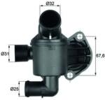 MAHLE Termostat, Lichid Racire Ti3587 Vw Amarok/Crafter 30-35/Crafter 30-50 (TI3587)