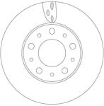 TRW Disc Frana Df6918S Citroën Jumper Ii Fiat Ducato Peugeot Boxer