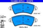 ATE Set Placute Frana, Frana Disc 13.0460-3978.2 Citroën Xsara Peugeot 206/306