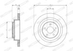 FERODO Disc Frana Ddf2965C Subaru Impreza/Legacy Iv (DDF2965C)
