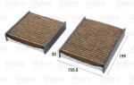 VALEO Filtru, Aer Habitaclu 701007 Citroën C3 Ii/C3 Iii/C4 Cactus/Ds3 Ds Ds 3