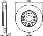Bosch Disc Frana 0986479076 Chevrolet Vectra Opel Signum/Vectra C Saab 9-3/9-3X