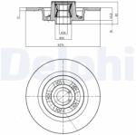 DELPHI Disc Frana Bg9026Rs Renault Laguna Ii/Scénic Ii (BG9026RS)