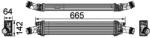 MAHLE Intercooler, Compresor Ci170000P Audi A4 B8/A5/A6 C7/A7/Q5 Audi (Faw) A4L B8 (CI170000P)
