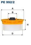 FILTRON Filtru Combustibil Pe992/2 Lexus Lx Toyota Land Cruiser 200