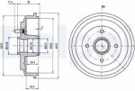 DELPHI Tambur Frana Bf487 Ford Escort Iii/Escort Iv/Fiesta/Fiesta Iv/Fiesta V/Fusion (BF487)