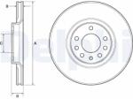DELPHI Disc Frana Bg3770C Opel Adam/Astra G/Astra H/Astra H Classic/Astra H Gtc/Corsa D