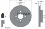 TEXTAR Disc Frana 92077800 Honda Brio/Brio Amaze/Brio Ii/Civic V/Civic Vi/Crx Iii (92077800)