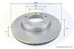 COMLINE Disc Frana Adc1702V Bmw 3/Z3/Z4 (ADC1702V)