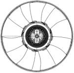 MAHLE Ventilator, Radiator Cff501000P Vw Crafter 30-35/Crafter 30-50 (CFF501000P)