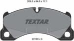 TEXTAR Set Placute Frana, Frana Disc 2214801 Porsche Cayenne (2214801)
