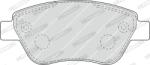 FERODO Set Placute Frana, Frana Disc Fdb1666 Fiat Albea/Bravo Ii/Doblo/Idea/Panda/Stilo