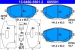 ATE Set Placute Frana, Frana Disc 13.0460-5501.2 Toyota C-Hr/Corolla