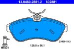 ATE Set Placute Frana, Frana Disc 13.0460-2881.2 Citroën C2/C2 Enterprise/C3 I