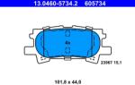 ATE Set Placute Frana, Frana Disc 13.0460-5734.2 Lexus Rx Toyota Harrier (13.0460-5734.2)