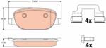 TRW Set Placute Frana, Frana Disc Gdb2129 Alfa Romeo 159/Brera/Spider (GDB2129)