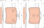 TRW Set Placute Frana, Frana Disc Gdb1877 Jaguar Xf I/Xf Sportbrake/Xj/Xk Ii