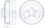 DELPHI Tambur Frana Bf600 Chrysler Sebring Dodge Avenger/Caliber Jeep Compass/Patriot (BF600)