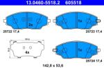 ATE Set Placute Frana, Frana Disc 13.0460-5518.2 Chevrolet Aveo/Cobalt (13.0460-5518.2)