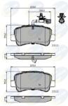COMLINE Set Placute Frana, Frana Disc Cbp12105 Nissan Interstar/Nv400 Opel Movano B